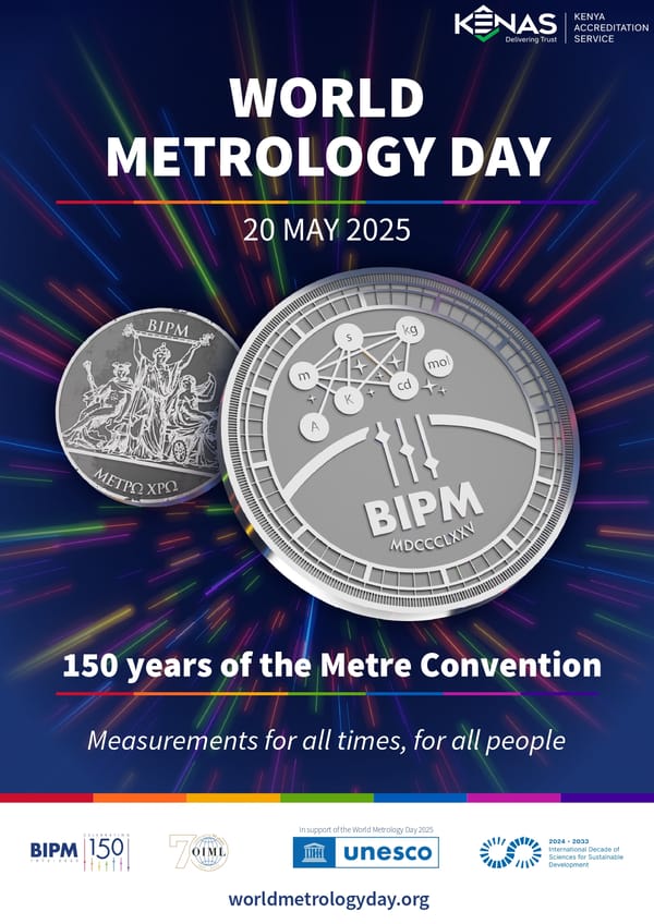 Marking World Metrology Day 2025: KENAS Champions Trust through Accredited Measurements